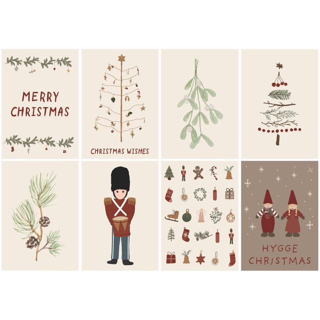 Weihnachtskarte My Nostalgic zum Aufklappen - 2 Designpakete