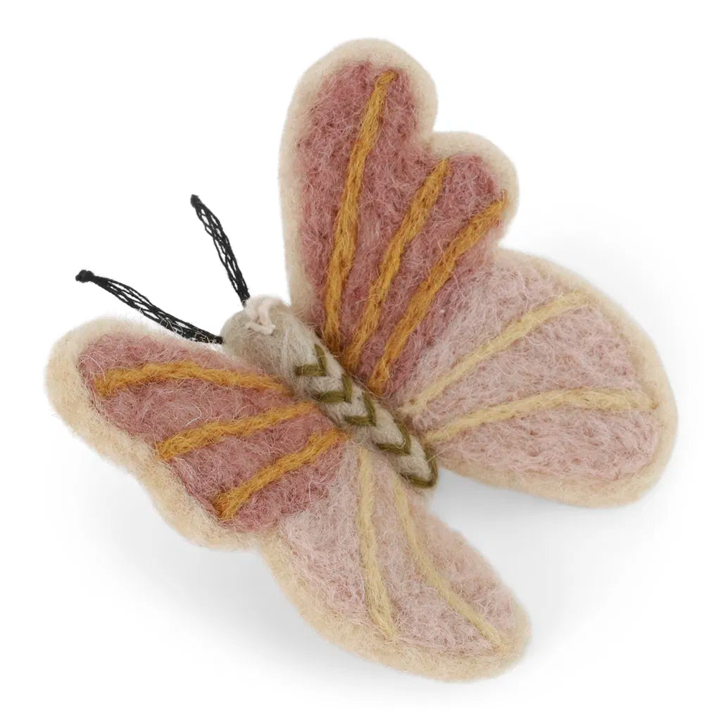 Filz Schmetterling Lavender/ Anhänger Filz - 8 cm
