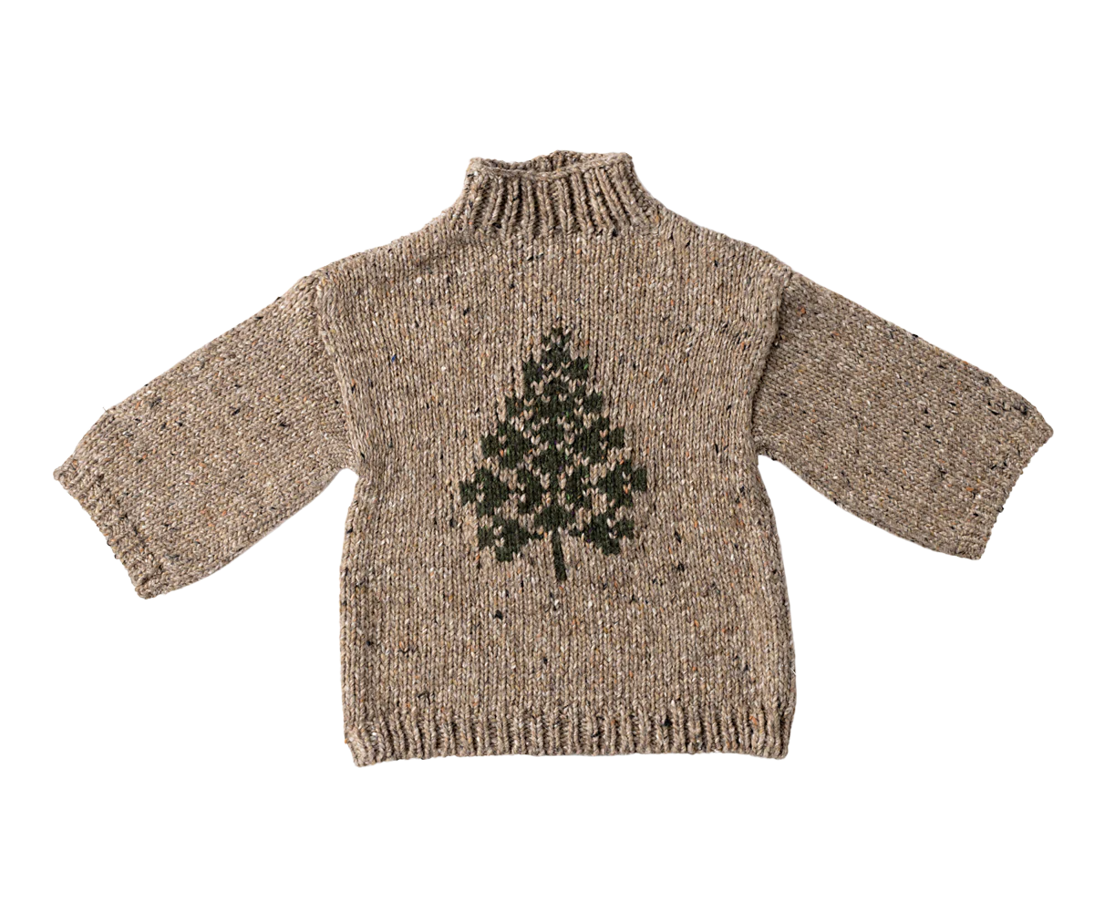 Strickpullover, Pixy Gr. 6 - Jungenpullover mit Tannenbaum - Maileg