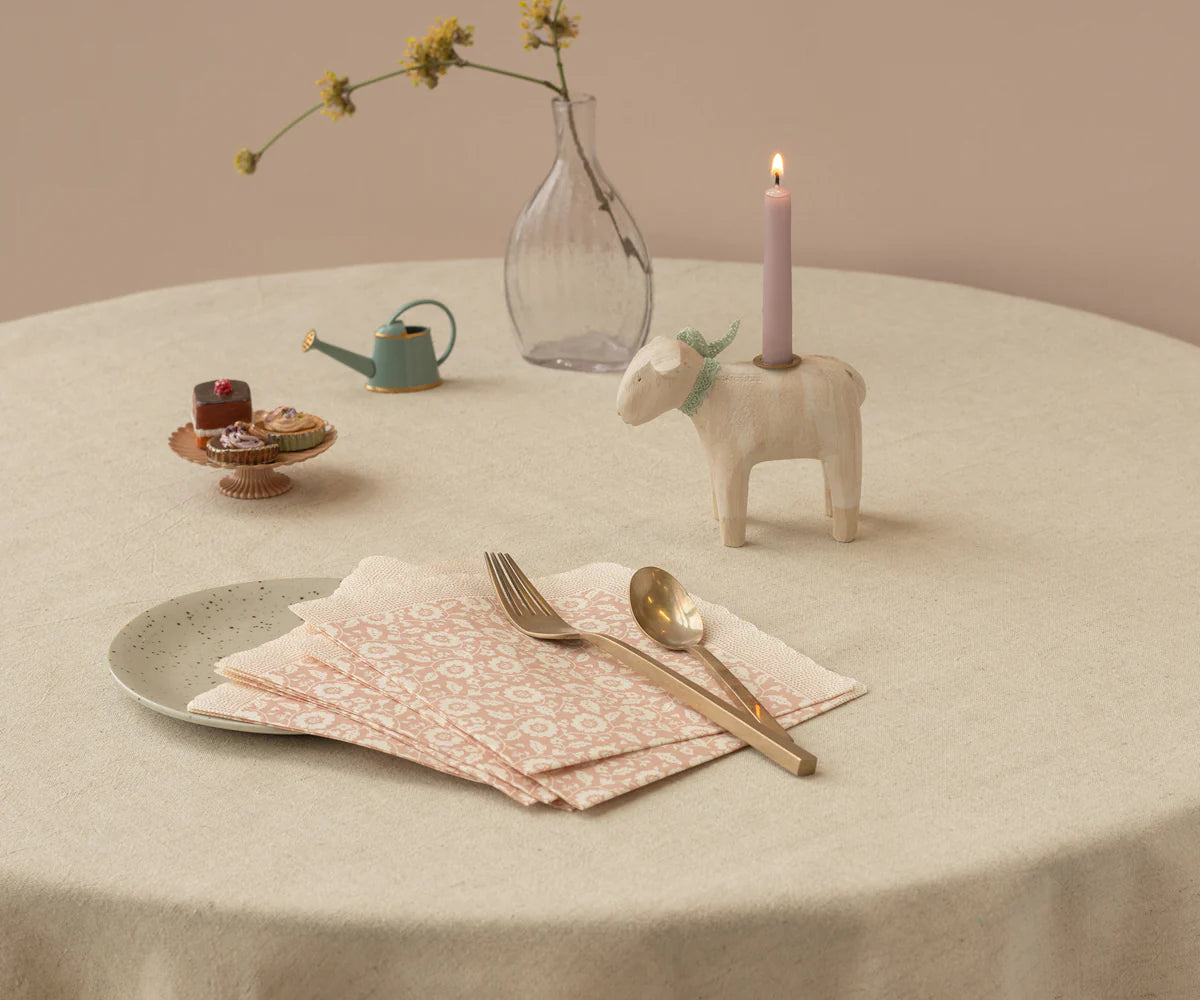 Serviette/ Papierserviette, Blumen Powder - Maileg