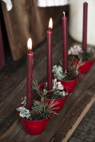 Pencil Kerze/ dünne Stabkerze,  rhododendron - Ø:1,3 H:20