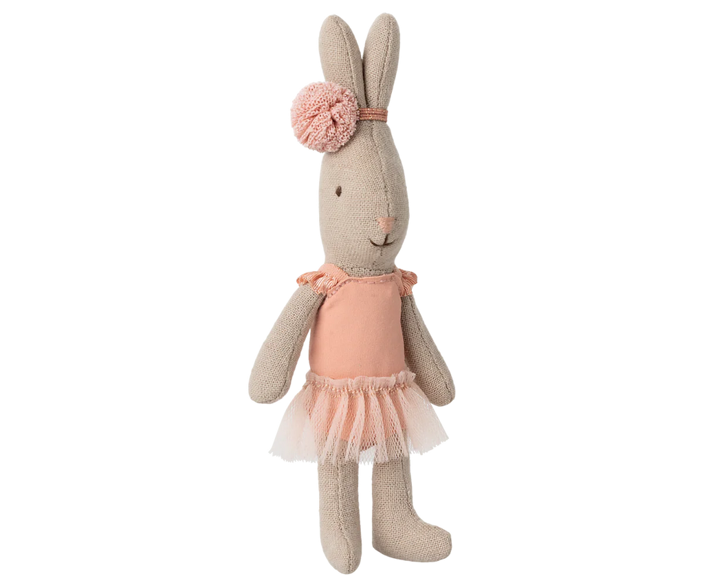 Hase/ Kaninchen, Mikro - Mädchen Ballettanzug und Rock, rosa- 14 cm