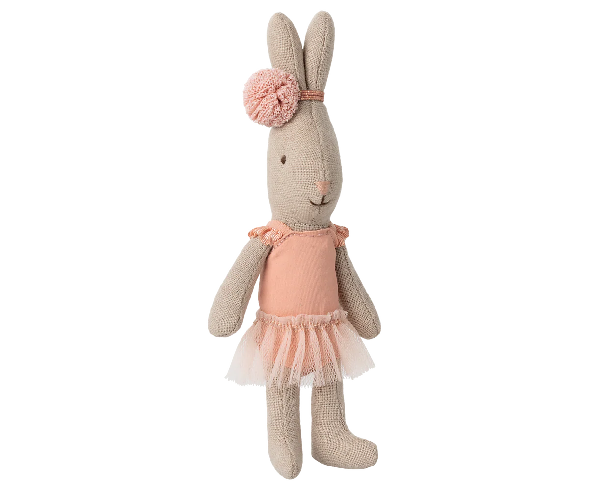 Hase/ Kaninchen, Mikro - Mädchen Ballettanzug und Rock, rosa- 14 cm