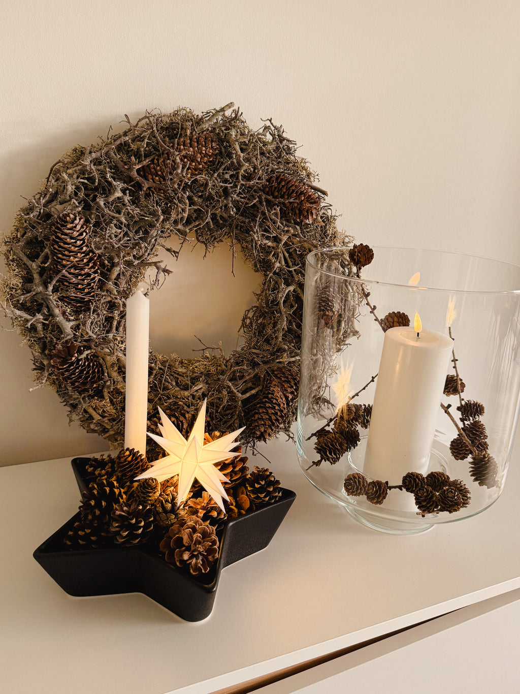 LIDATORP STJÄRNA, Kerzenschale Stern - 26 cm