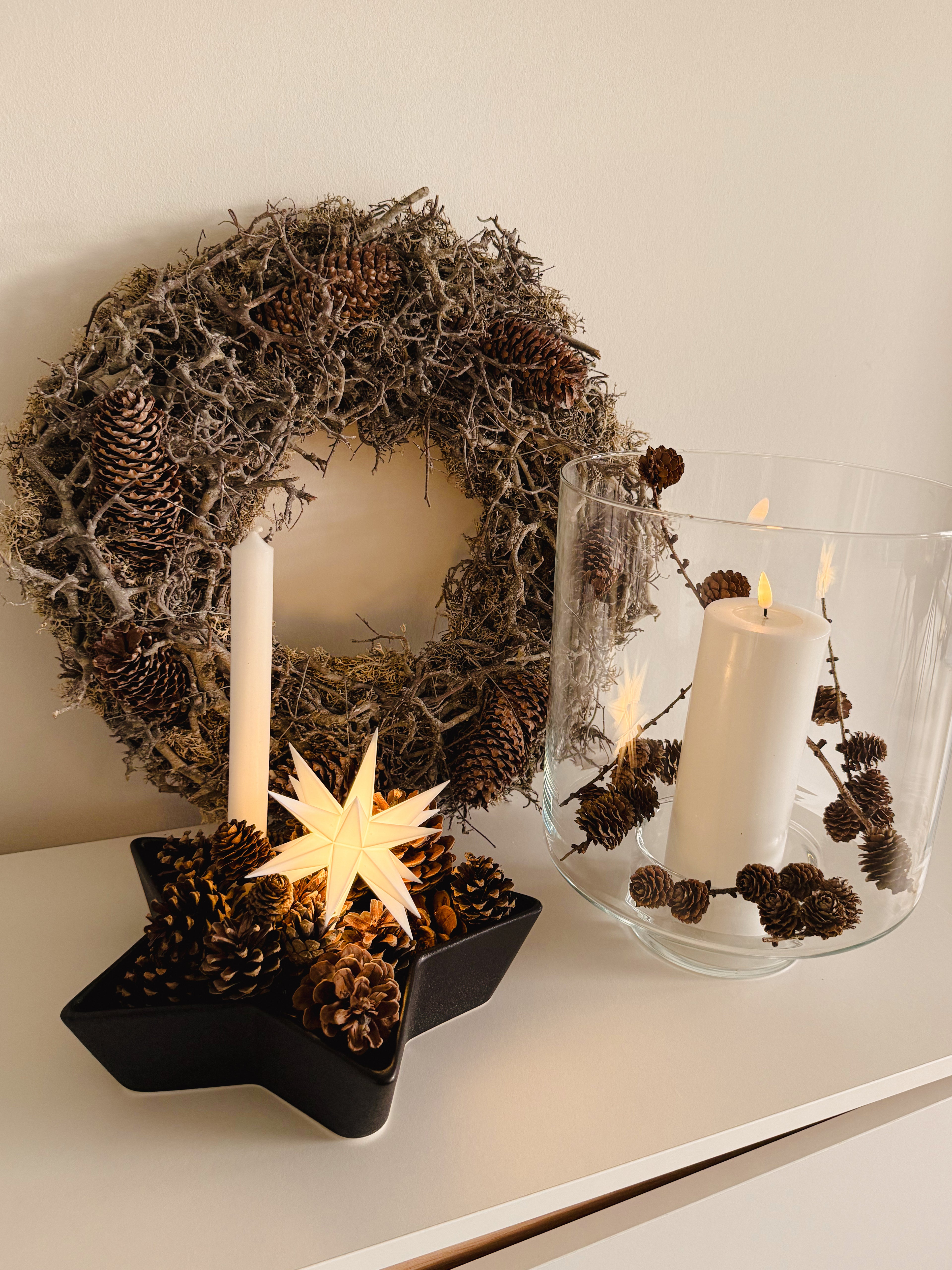 LIDATORP STJÄRNA, Kerzenschale Stern - 26 cm