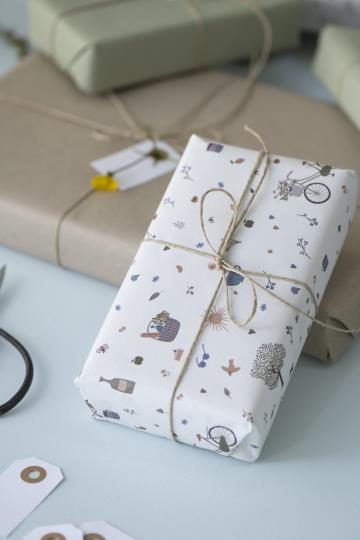 Geschenkanhänger/ Anhänger neutral Papier, weiß - 10er Set