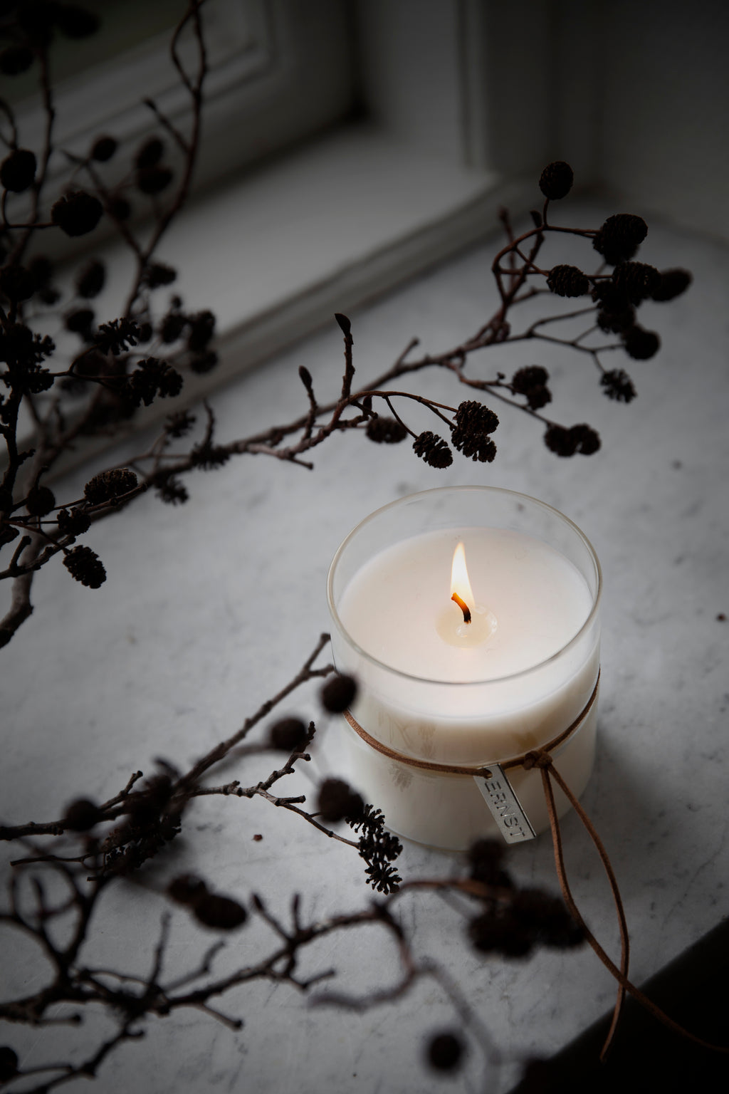 ERNST Duftkerze, Sojawachs, lieblicher Duft - H: 8,5 cm