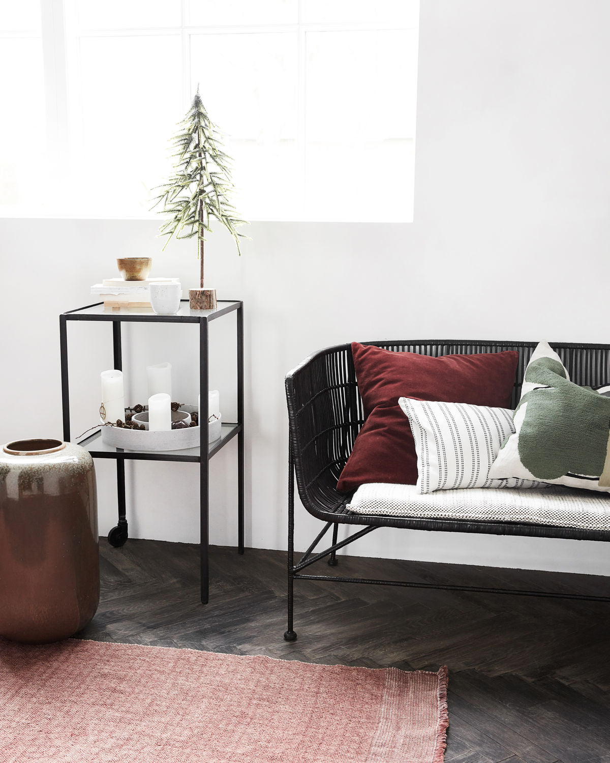 Kerzenständer, HD The Ring, Grau - 35 cm