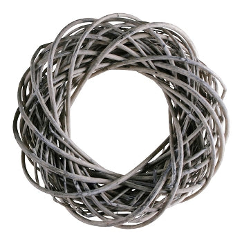 Kranz Willow, grey - mittel 15 cm