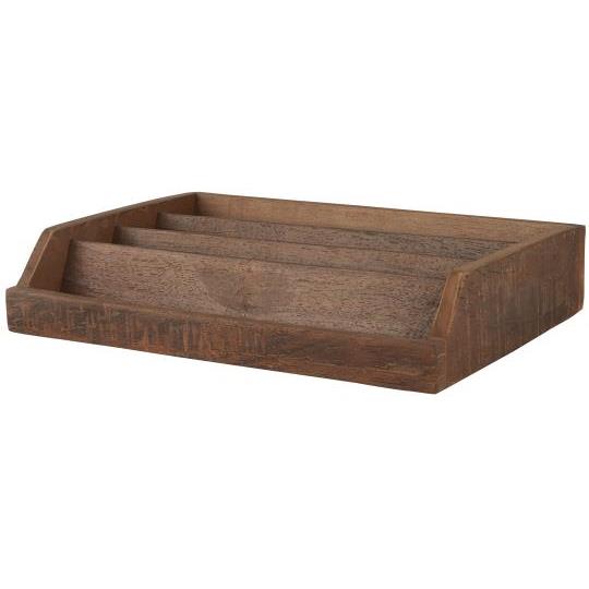 Display/ Holzkiste  mit 4 Fächern UNIKA Shaker