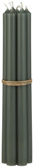 Pencil Kerze/ dünne Stabkerze, moosgrün - Ø:1,3 H:20