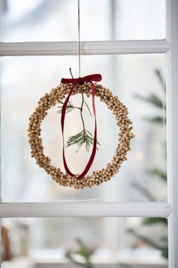 Geschenkband/ Veloursband bordeaux - 10 m