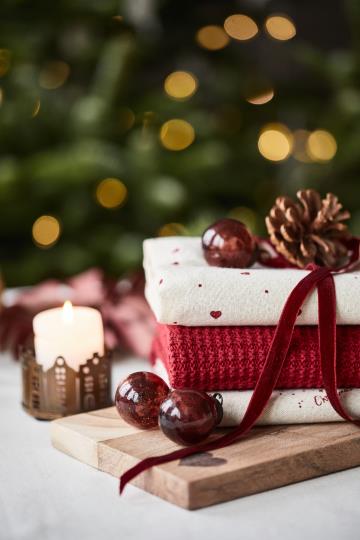 Geschenkband/ Veloursband bordeaux - 10 m