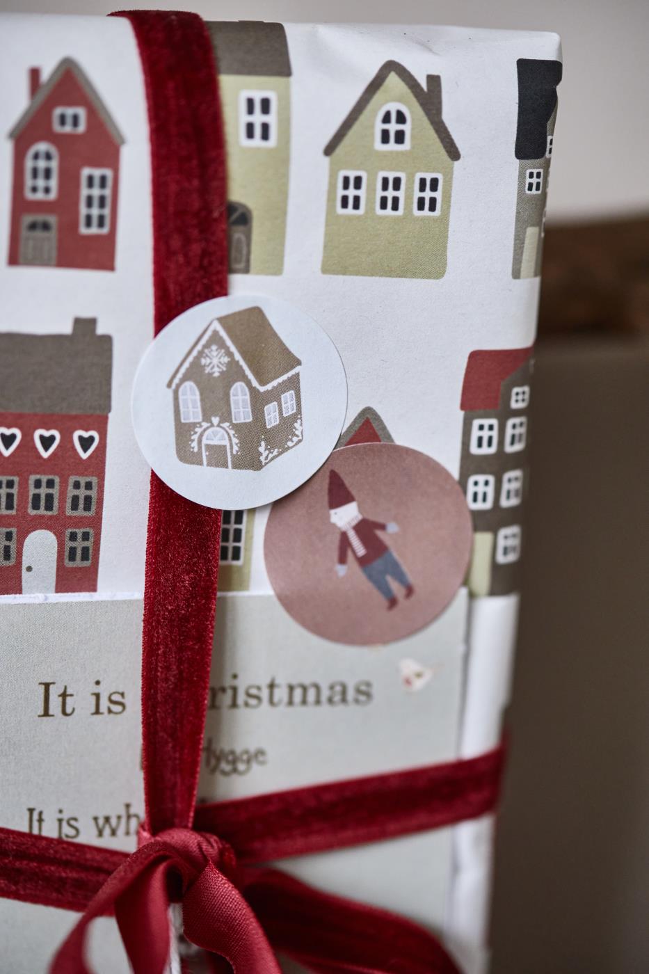 Geschenkband/ Veloursband bordeaux - 10 m