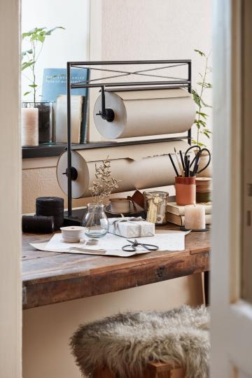 Garn/ Jutegran/ Juteschnur schwarz, 100 m- Geschenkband