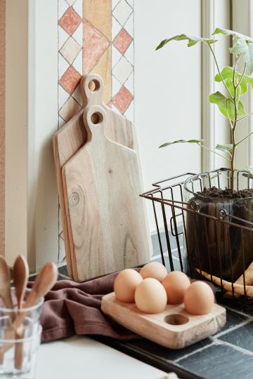 Schneidebrett mit schrägem Top Akazienholz -35 cm