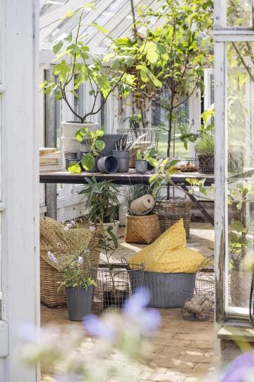 Korb Set/ Topfset Drahtkörbe, 2tlg. - Zink