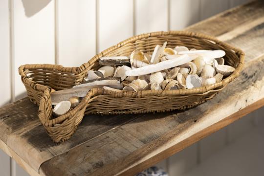 Korb fischförmig  - 40 cm