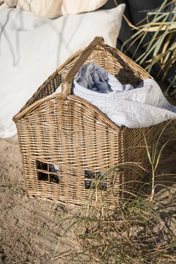 Korbhaus - Korb in Hausform mit Henkel