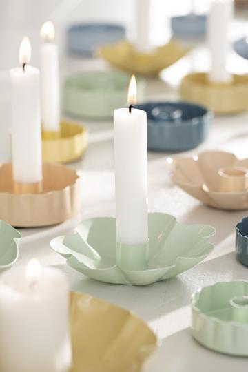 Kerzenhalter Blume für Stabkerze - Green Tea