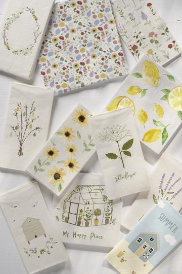 Serviette/ Papierserviette Gewächshaus - My Happy Place