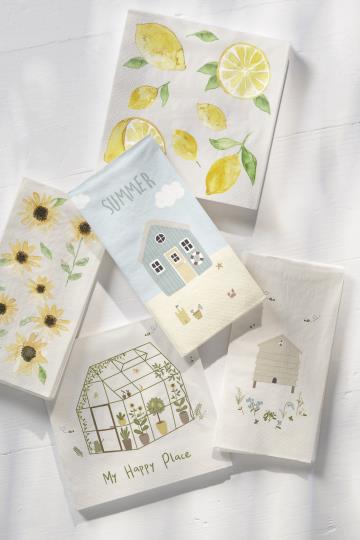 Serviette/ Papierserviette Bienenstock - 16 Stück