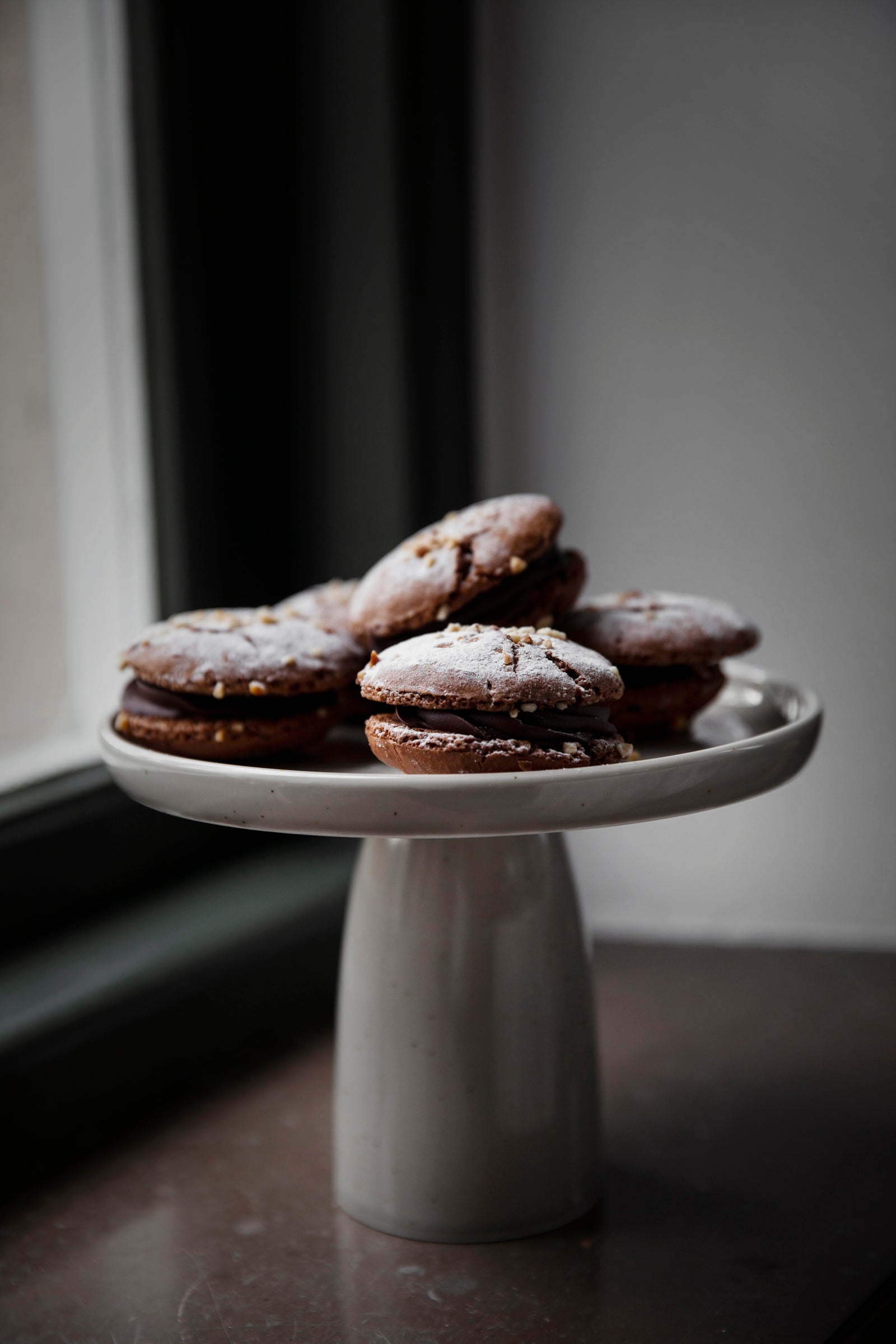 Tortenplatte, Porzellan 20cm - Sand