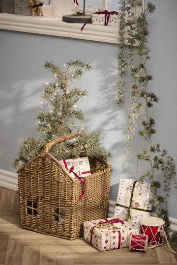 Korbhaus - Korb in Hausform mit Henkel