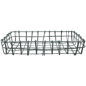 Serviettenhalter/ Serviettenkorb Korb Metall, Zink - 24 cm