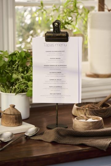 Kartenhalter mit Clips schwarz/goldener - Look Brooklyn