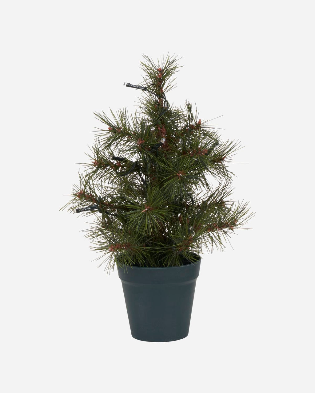 Weihnachtsbaum mit LED-Lichtern, HDPinus, Natur - 30 cm