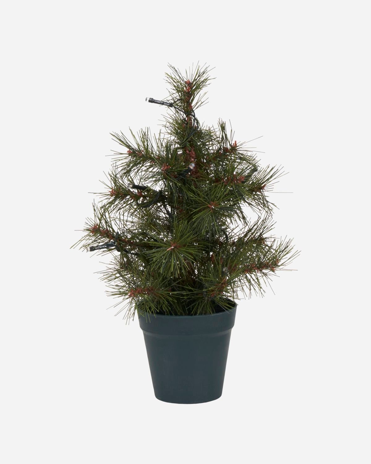 Weihnachtsbaum mit LED-Lichtern, HDPinus, Natur - 30 cm