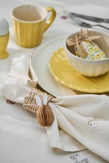 Hase Papier mit Magnet - natur