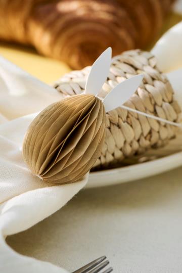 Hase Papier mit Magnet - natur