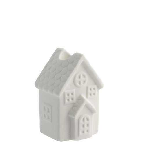LJUSSTADEN NR 1, Kerzenhalter Häuschen aus Keramik - white
