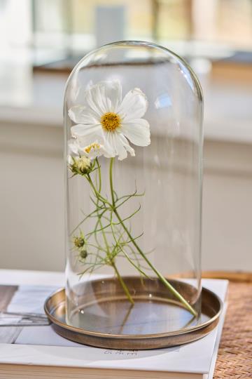 Kerzentablett/ Tablett/ Untersetzer mit Kante, Messingfarben - Ø: 15,7 cm