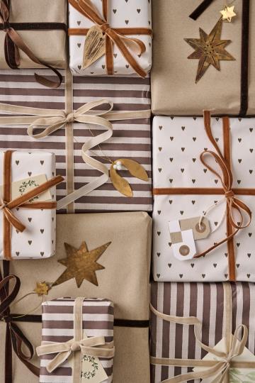 Geschenkanhänger/ Anhänger Herz, Holz - natur/ braun