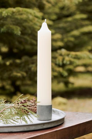 Kerzenhalter, magnetisch für Stabkerzen D: 3,8 cm - antique zink