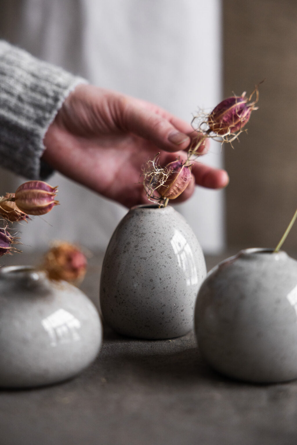 Vase EKSTIGEN -  low