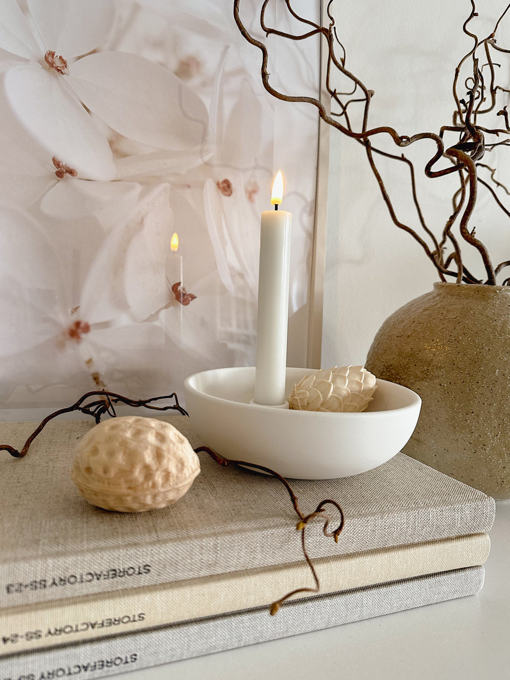 Zirbenholz Walnuss, natur - 7 cm