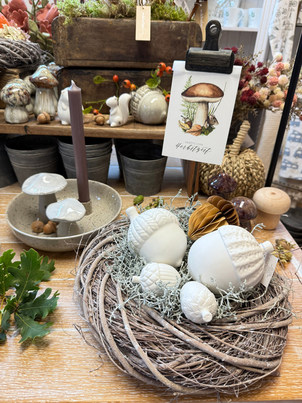 Kranz Weide, Rattan natur - Ø 30 cm