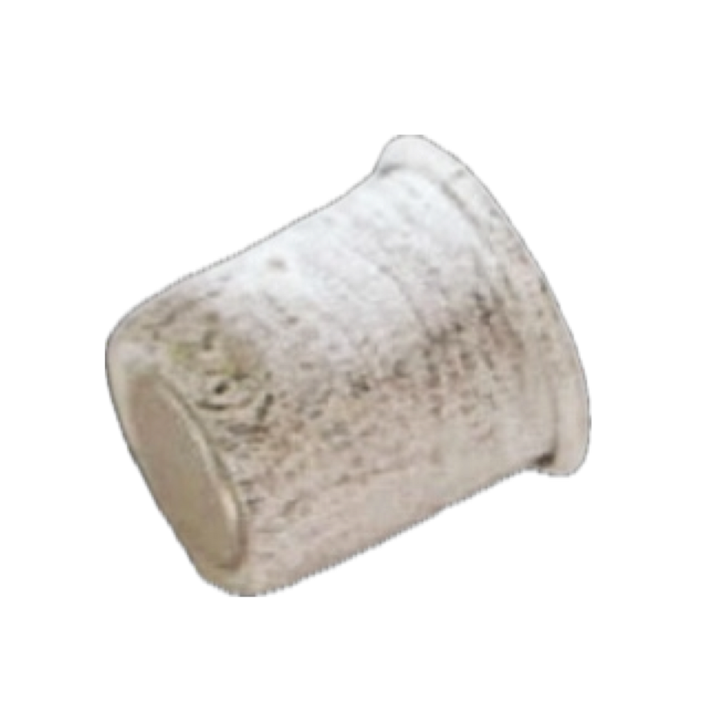 Kerzenhalter, magnetisch für Stabkerzen - weiß antik