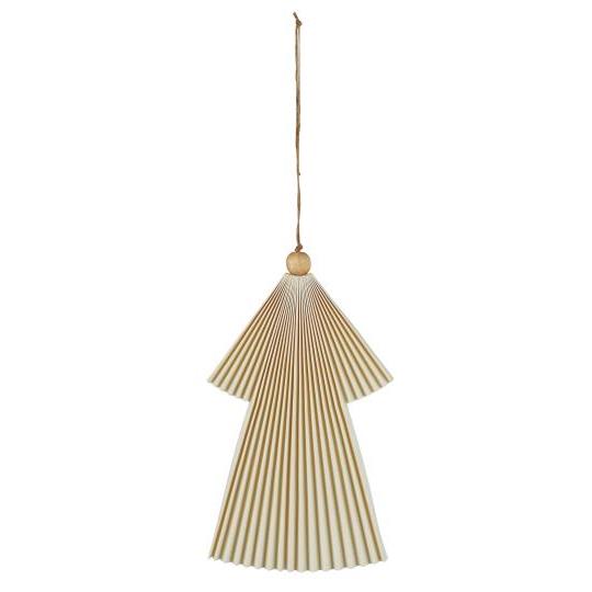 Engel Stella/ Papierengel zum Hängen, weiß - 30,5 cm