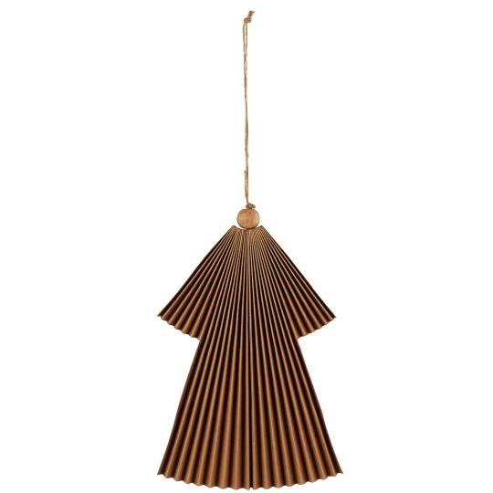 Engel Stella/ Papierengel zum Hängen, natur - 30,5 cm