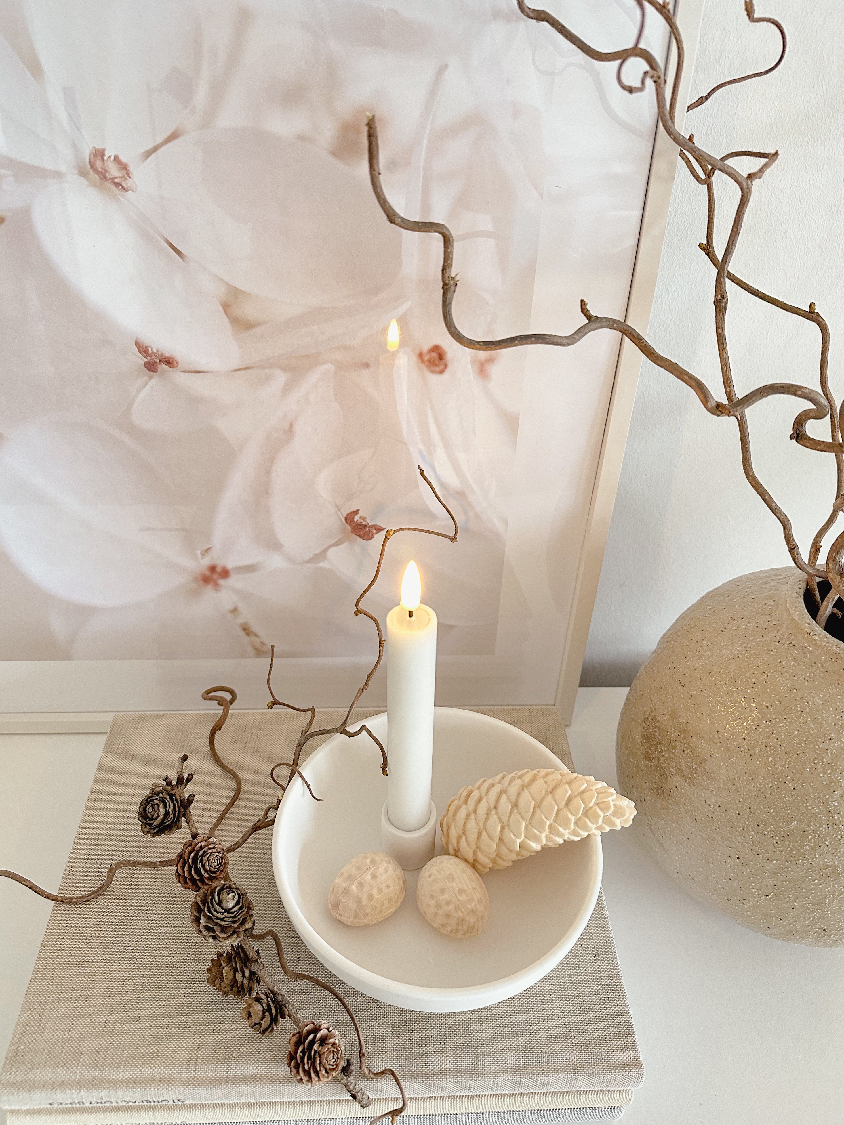 Zirbenholz Walnuss, natur - 4 cm