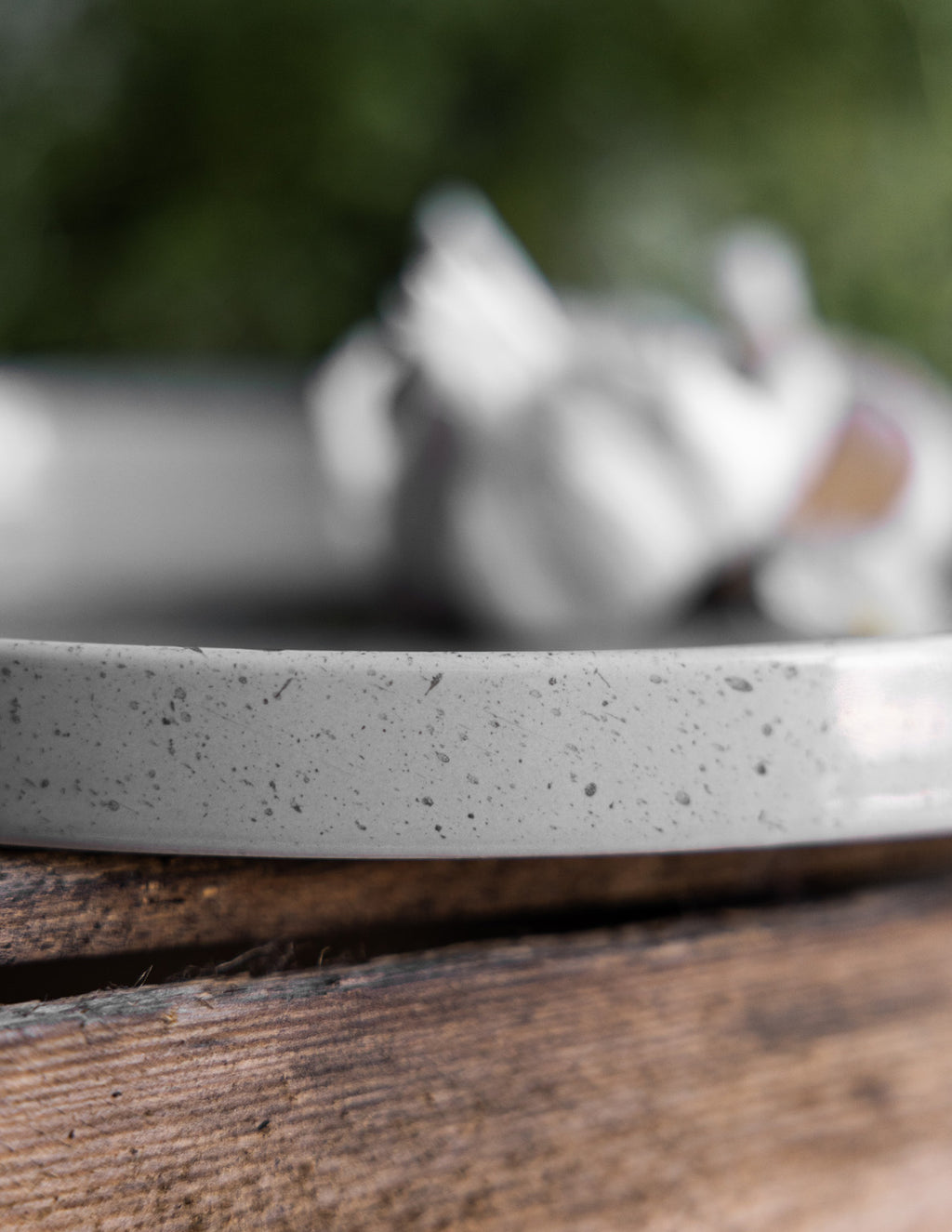 Tablett Grimshult Keramik, rund - natur