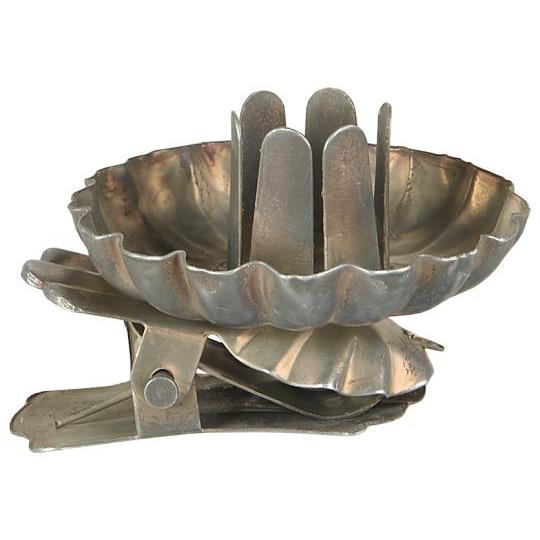 Clip Kerzenhalter, Zink für Ø: 1,3 cm Kerze