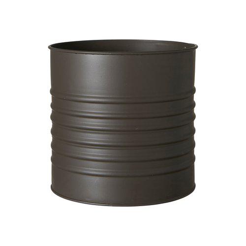 Blumentopf/ Pflanztopf Ariel, Metall Dunkelgrau Matt - 3 verschiedene Größen