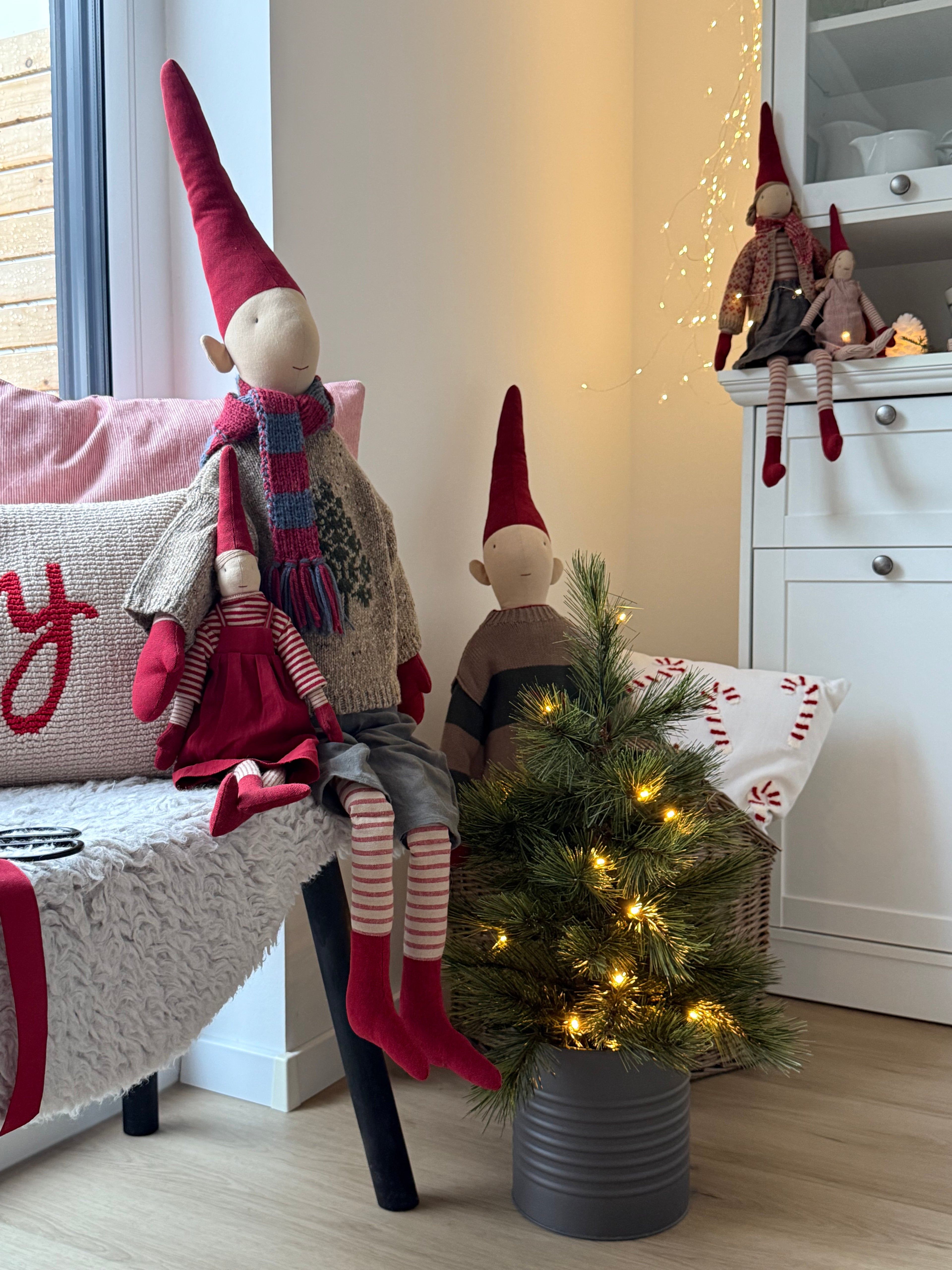 Kissen Zuckerstangen - 45x45 cm