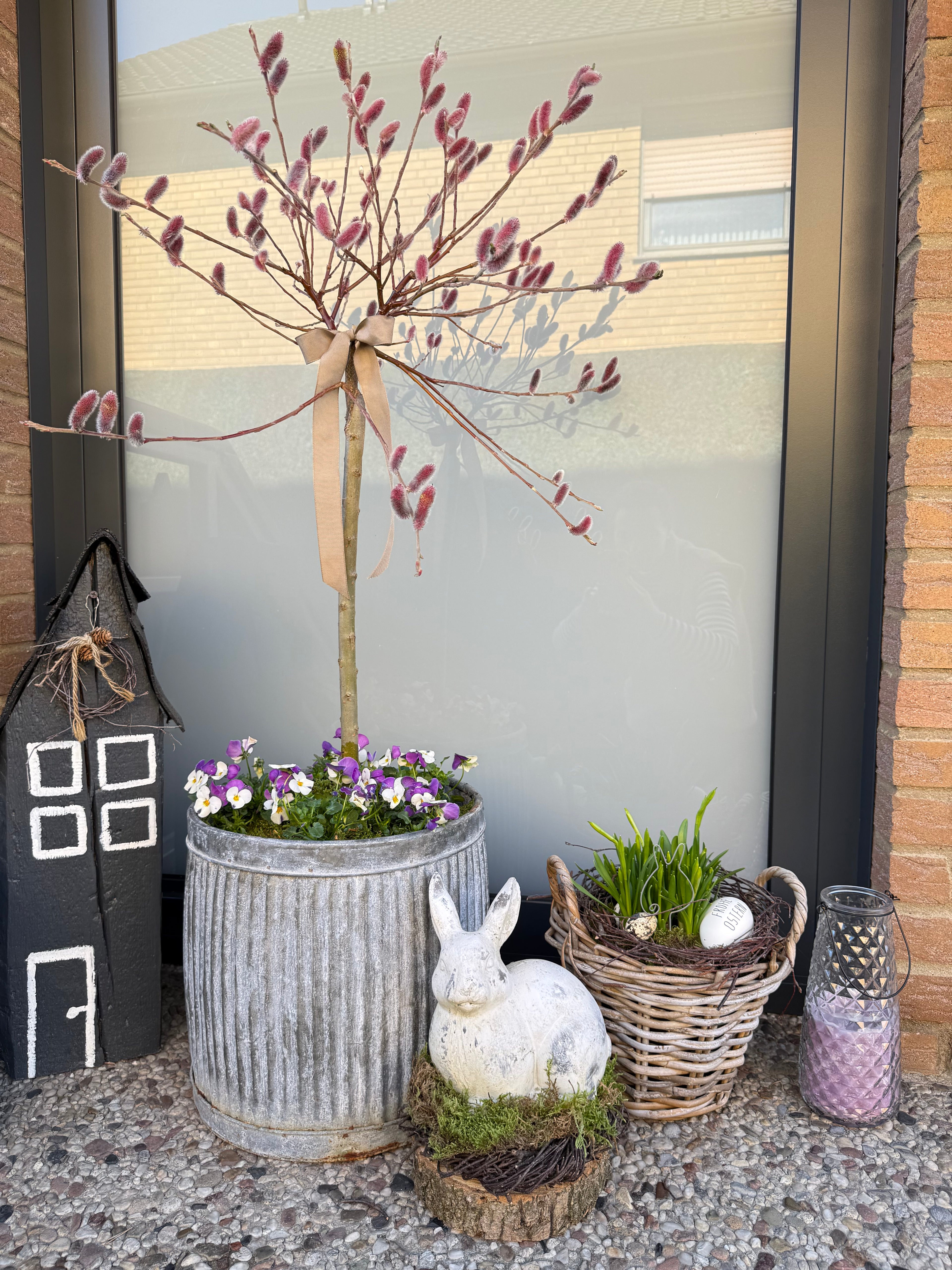 Topfsatz mit Rillen, Urban Garden, Zink  - 2 tlg.